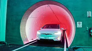 Автоматизированная транспортная система подземного туннеля Tesla