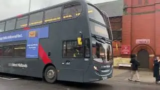 National Express West Midlands Enviro 400 4991 Bus Route 74 Great Bridge 