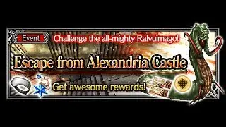 [FFBE] Escape from Alexandria Castle HARD - Fryevia OTK