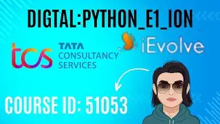 51053 course answers |51053 tcs course|Digital Python |E1