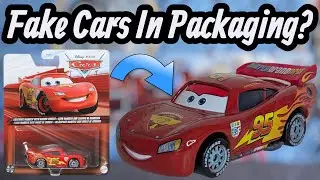 Fake Disney Cars Diecasts In Packaging? Lightning McQueen, Vladimir Trunkov, Sheriff, Mario Andretti