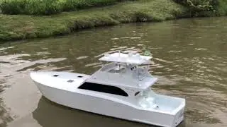 Sport Fishing RC Boat, Carl-Craft 71’, scale 1/15 57” action