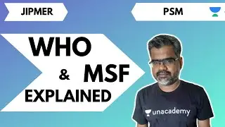 WHO AND MSF EXPLAINED | PSM | DR. RAMASHANKAR
