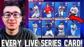 Every DIAMOND Live Series Card In MLB THE SHOW 22 Diamond Dynasty! 90+ TROUT, OHTANI & MORE!