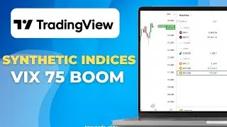 How To Find Synthetic Indices Vix 75 Boom Crash on Tradingview