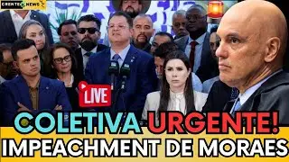 🚨 AO VIVO: SENADORES E DEPUTADO FAZEM PEDIDO DE IMPEACHMENT CONTRA MINISTRO DO STF  ASSISTA AGORA