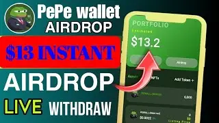 Pepe wallet airdrop live withdraw | How to withdraw pepe wallet token |