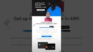 XRP DEBIT CARD NOW 😮😯😲🤑 5% CASH BACK IN XRP HURRY BEFORE IT'S TO LATE