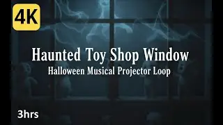 Toy Shop Window | Projection‑Ready Surreal Halloween Loop | Haunt & Holly