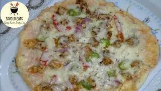 Extra loaded  cheese pizza || Savour eats||