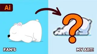 Adobe Illustrator - Redraw a Fan's Art Vector Illustration - So Satisfying