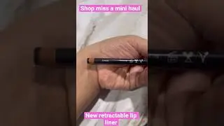 SHOP MISS A HAUL | new retractable lip liner all 9 shades 💕 #shopmissa #makeup #haul #lipliner