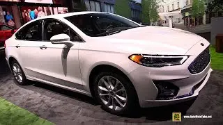 2019 Ford Fusion Energi Titanium - Exterior and Interior Walkaround - 2019 Detroit Auto Show