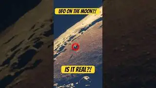 UFO on the Moon?! #uaps #alien #space #uap #extraterrestial #paranormal #moon #alienship #shorts