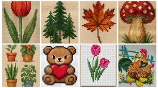 Elegantes imágenes virales de punto de cruz en Pinterest