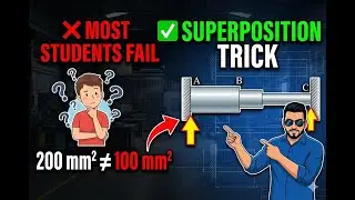 99% Students FAIL This Superposition Numerical 😱 | Fixed Bar Reaction Trick Explained