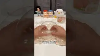 slime asmr! water slime from china 🍑 #slime #slimechannel #slimeasmr #slimeseries #slimevideos