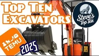 Top 10 Affordable Mini Excavators on Temu That Deliver Big Brand Power Without the&nbsp;Price