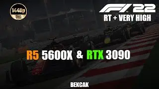 F1 22 | Very High & Ray Tracing | Ryzen 5 5600x + RTX 3090 | 1440p