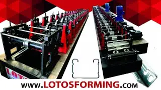 【Channel Roll Forming Machine】: Unistrut channel roll forming machine | Strut Channel making Machine