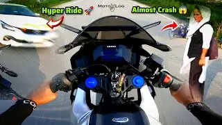 Almost Crash 😱 | Riding My R15m In Hyper Mode 🚀 | Motovlog @hypersam01    