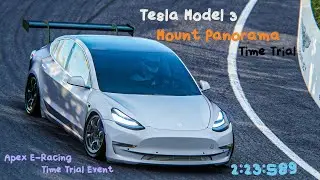 Tesla Model 3 Mount Panorama Time Trial 2:23:589 | Assetto Corsa