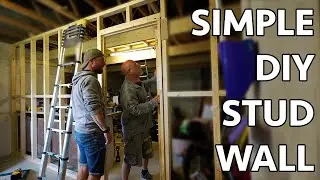 DIY Workshop Stud Wall Build | Full Process & Tips