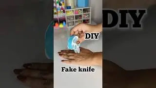 DIY fake knife 😱 #diy #knife #shorts #youtubeshorts @itspriyanjalisingh