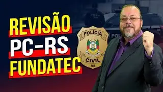 N&atilde;o fa&ccedil;a a prova da PC RS antes de ver este v&iacute;deo! Quest&otilde;es FUNDATEC (Corre&ccedil;&atilde;o 3)