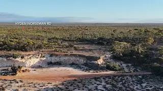 The Breakaways campsite along the Hyden- Norseman dirt road W. Australia