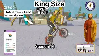 King Size, LivE* &bull; World Record &bull; 227k pts using Snow BMX or Snow Crusher via Lb* in Riders Republic