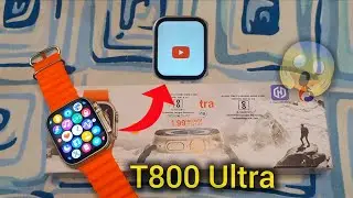 How to open youtube ✅️ in t800 ultra smart watch 😱 #viral #videoviral #smartwatch 