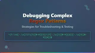 🔍 Debugging Complex Regex: Pro Tips & Strategies for Beginners