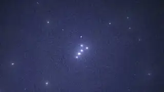 Amazing UFO Formation! Massive Night Vision UFO activity, July 2014