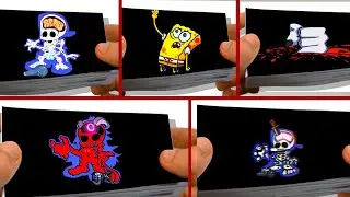 [FNF] TOP 5 Game Over Screen - Friday Night Funkin Flipbook Animation