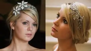 How to wear a wedding headband