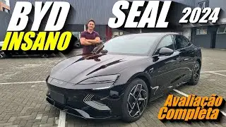 BYD SEAL 2024 - 0 a 100 em 3,8s! 531 Cavalos de potência e por menos de R$ 300 Mil Reais. Insano!!!