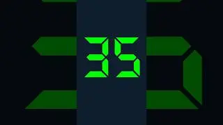 35 seconds digital timer