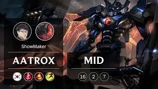 Aatrox Mid vs Zoe - KR Challenger Patch 9.1