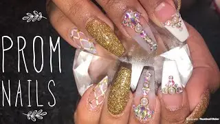 Prom Nails | Acrylic Nails Tutorial