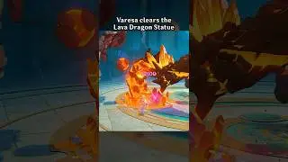 VARESA CLEARS THE LAVA DRAGON STATUE