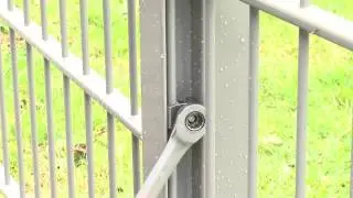 Montageanleitung Gitterzaun CS UNI MID