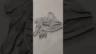 Realistic Mask & Gloves | Pencil Drawing #biagraphy #art #shorts #ashortaday #maskdrawing