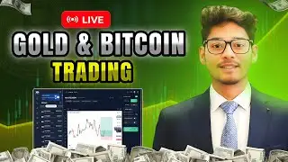 LIVE Gold & Bitcoin Trading 🔥 | Trading Kaise Kare In Hindi | Forex & Crypto Live | 15 JAN 2026