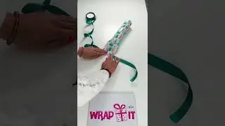 Day15 #giftwrapping #ytshort #wrapping #giftwrappingideas #youtubeshorts #hack #howto #viral #bottle