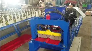 Aluminum Metal Roofing Ridge Cap Roll Forming Machine