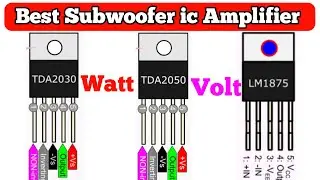Best Subwoofer ic Amplifier Board | Electronics Verma 