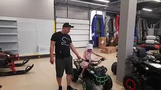 Отзыв о мотосалоне X-MOTORS обладателя квадроцикла GBM SHARP KIDS 125 г. Барнаул