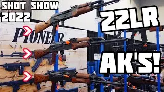 22LR Full sized AK's! by Pioneer Arms. Shotshow 2022