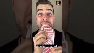 Mouth Cards 🃏 Magic |#trending #shortsfeed